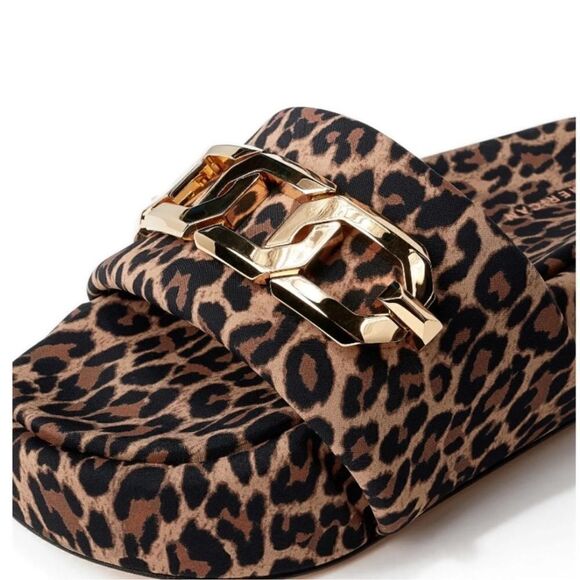 Good American Chain Platform Slide Sandal Leopard
Size 7 1/2 - Picture 4 of 12